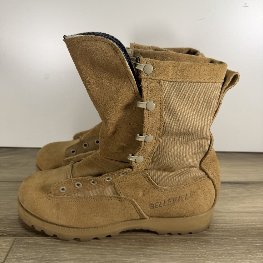 Belleville 790G Gore-Tex Soft Toe Combat Boot Tan Military Army Men's Size 8.5 R